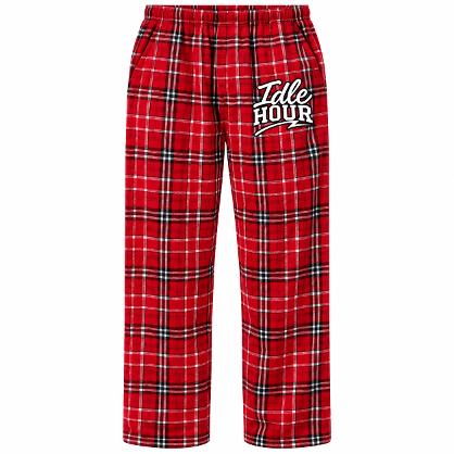 Idle Hour Plaid Flannel Lounge Pants – Red or Black