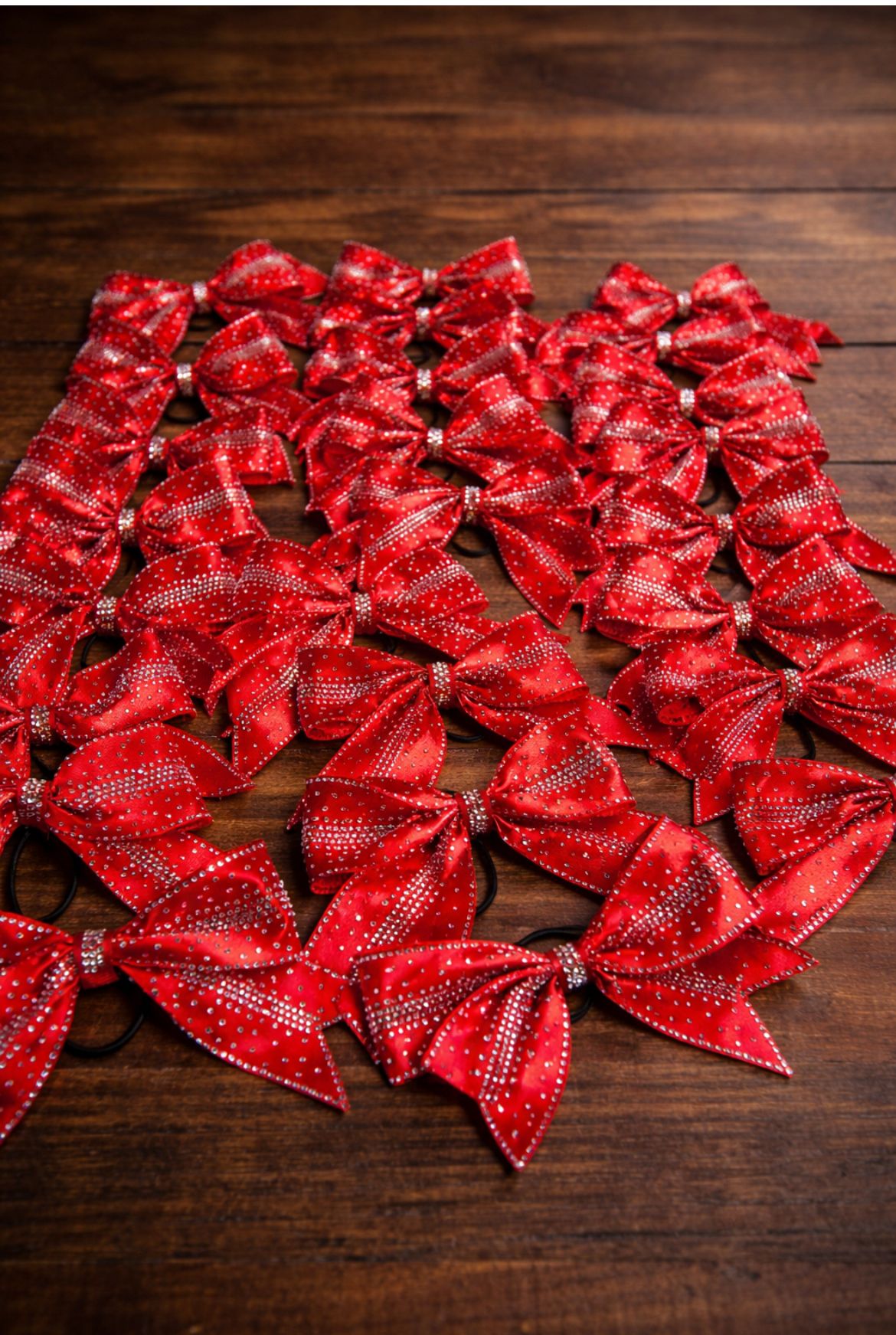 Rhinestone Cheer Bows