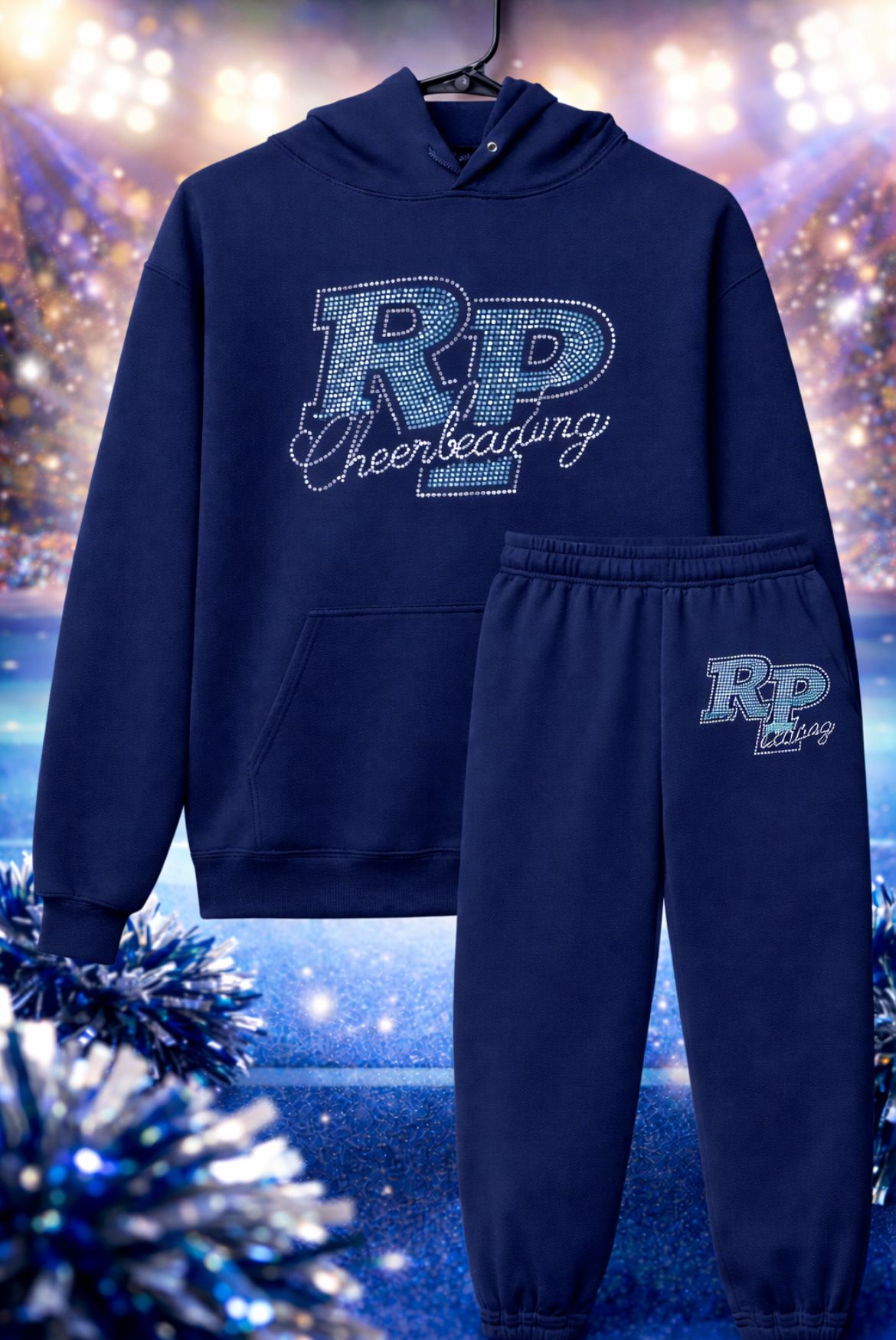 Cheer Rhinestone Sweatsuits